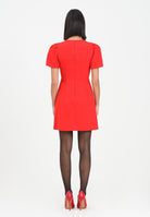 ODI ODI Abito corto Alagna rosso da donna con fiocchi ALAGNA110W5 Z4 ODI ODI 