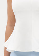 ONLY Top panna da donna con scollo squadrato 15367275 CLDA ONLY 