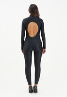 MARCELO BURLON COUNTY OF MILAN Tuta aderente nera da donna con scollo sul retro 25ICM30009 NE MARCELO BURLON COUNTY OF MILAN 