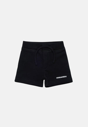 DSQUARED2 Shorts sportivo nero da neonato con logo DQ2871D0094 DQ900 DSQUARED2 