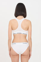 CALVIN KLEIN Slip bianco da donna con fascia elastica logata 0000F3787E 100 CALVIN KLEIN 