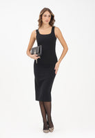 PATRIZIA PEPE Abito midi ESSENTIAL nero da donna 8A1514A6F5 K103 PATRIZIA PEPE 