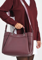 ARMANI EXCHANGE Shopper bordeaux da donna con logo 942910CC783 UA343 ARMANI EXCHANGE 