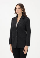 ONLY Giacca Reina nera da donna con motivo gessato 15311367 BL ONLY 