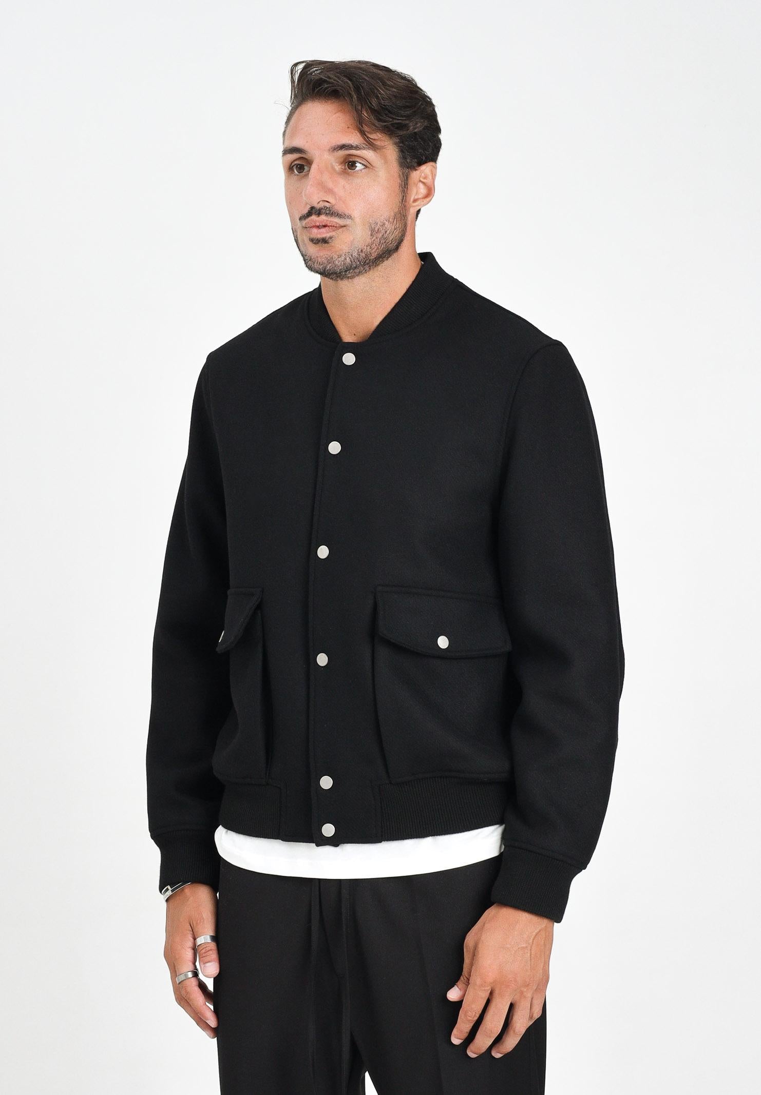 I'M BRIAN Bomber nero da uomo GIU3469 009 I'M BRIAN 