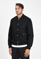 I'M BRIAN Bomber nero da uomo GIU3469 009 I'M BRIAN 