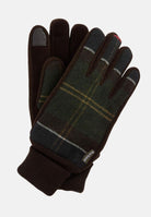 BARBOUR hackney guanti classic realizzati in tessuto tartan nei toni del verde e marrone 252MMGL0144 TN11 BARBOUR 