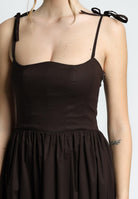 SANTAS Abito lungo DELIZIA marrone da donna PV2505 MARRONE SANTAS 