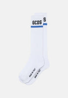 GCDS Calzini bianchi per uomo e donna con logo C1UJQQ714T801 100E GCDS 