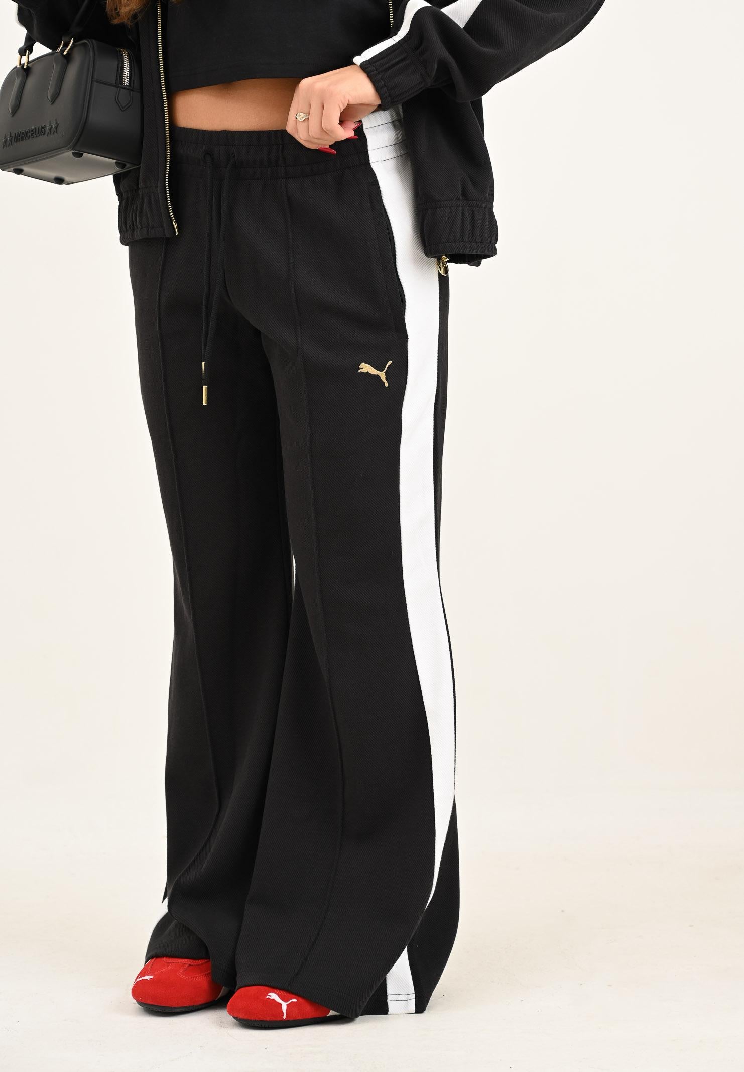 PUMA Pantalone sportivo T7 nero da donna 632138 01 PUMA 