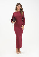MAR DE MARGARITAS Abito lungo Meredith bordeaux da donna MMABW01336 RS02 Mar de margaritas 