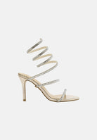 TWENTY FOURHAITCH Sandali con tacco oro da donna SH378ORO62P OR TWENTY FOURHAITCH 