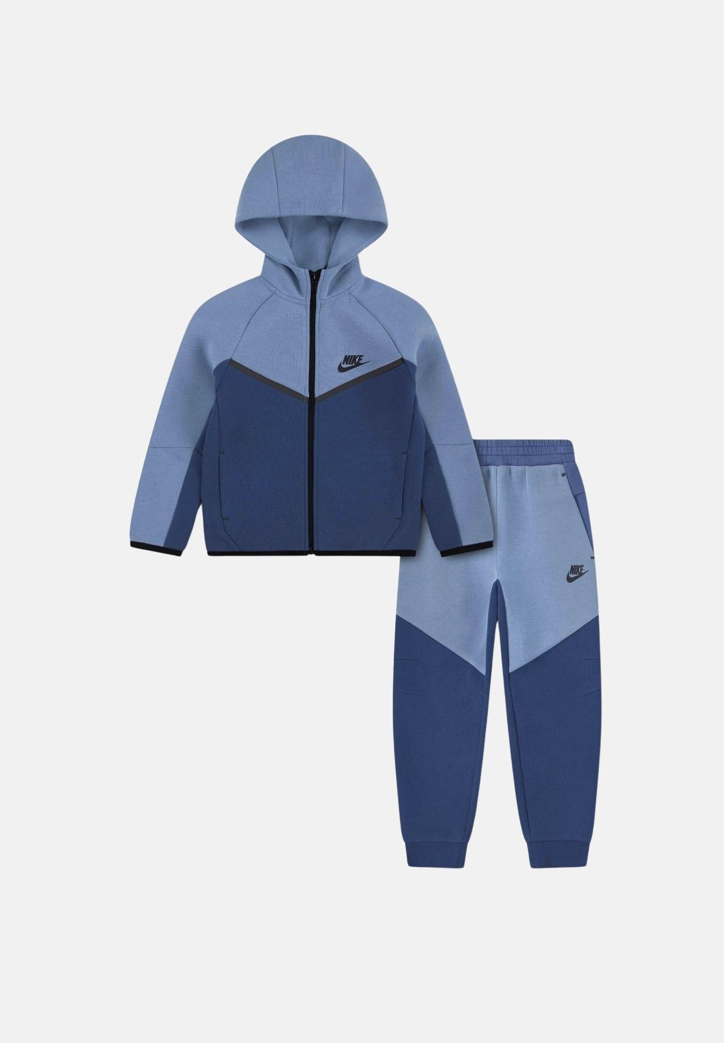 NIKE Tuta Tech Fleece blu per bambino e bambina 86M880 U1T NIKE 