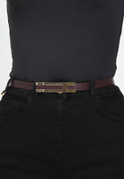 ELISABETTA FRANCHI Cintura bordeaux da donna CT76S56E2 EA4 ELISABETTA FRANCHI 