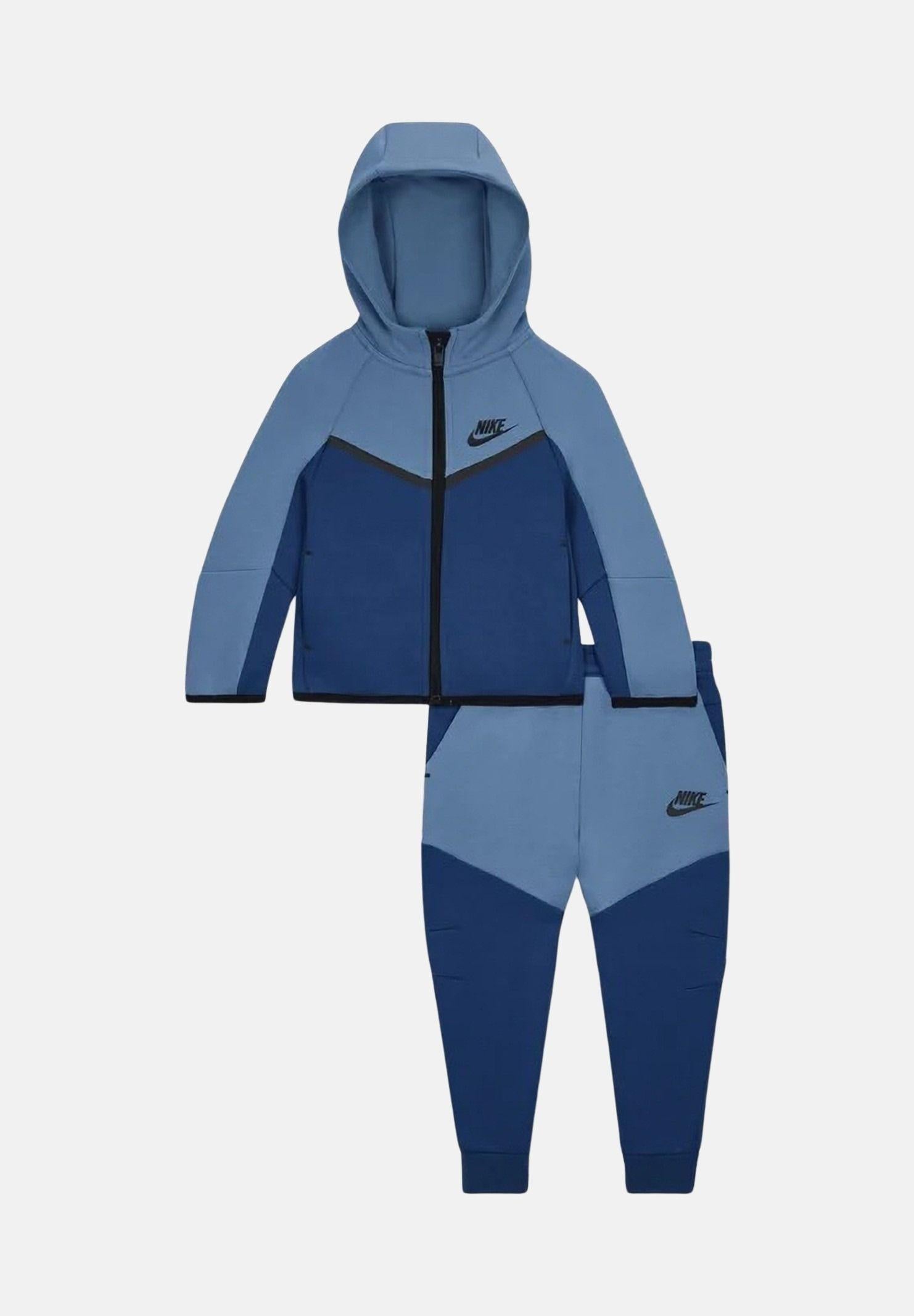 NIKE Tuta Tech Fleece azzurra da neonato 66M880 U1T NIKE 