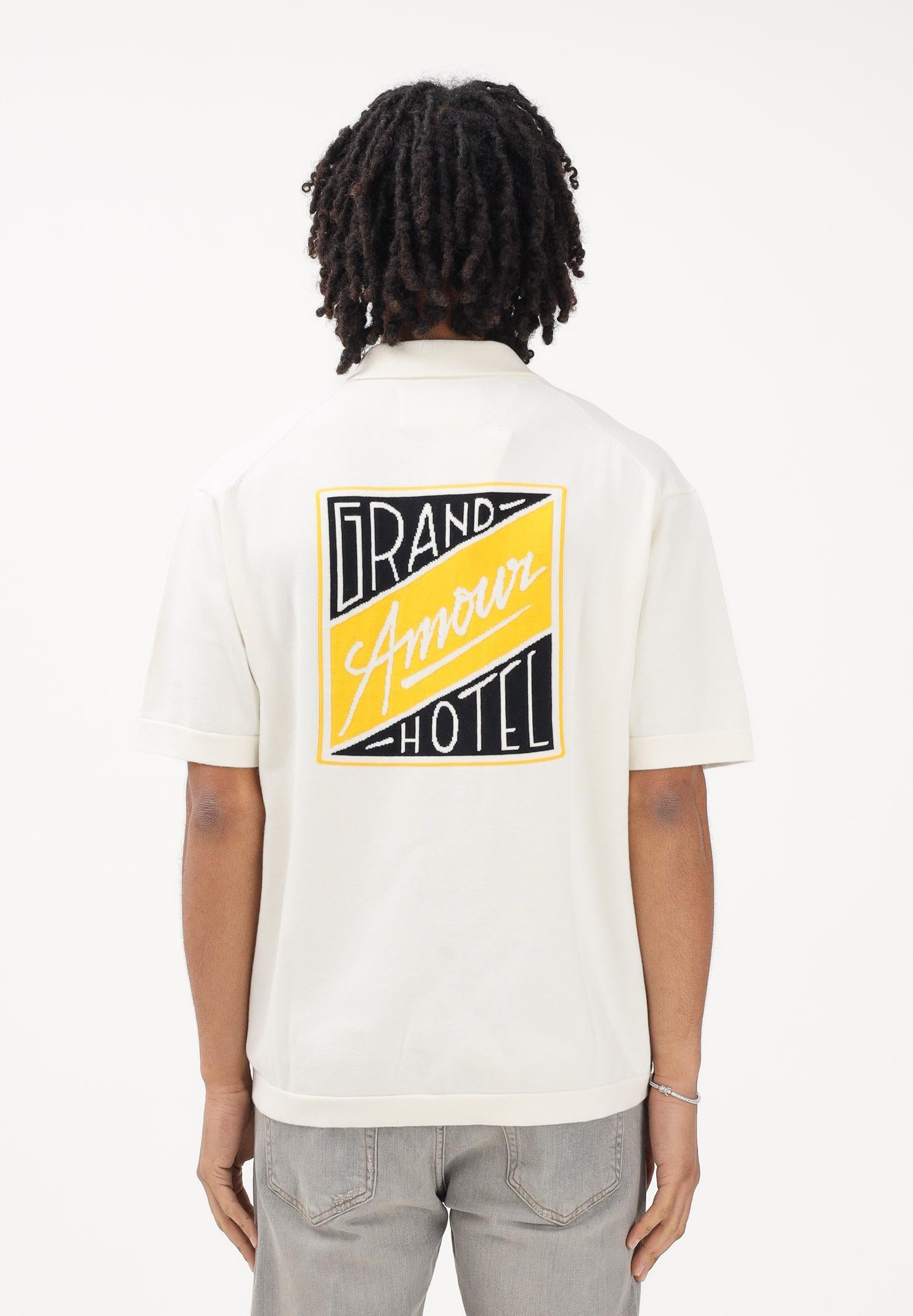 SELECTED HOMME Cardigan panna da uomo con ricamo sul retro 16100080 EG SELECTED HOMME 