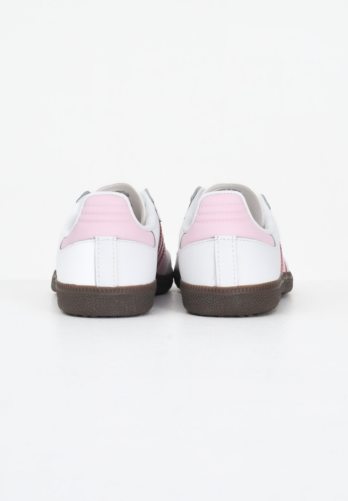 ADIDAS ORIGINALS Sneakers Samba Og bianche e rosa da bambina JQ2849 . ADIDAS ORIGINALS 