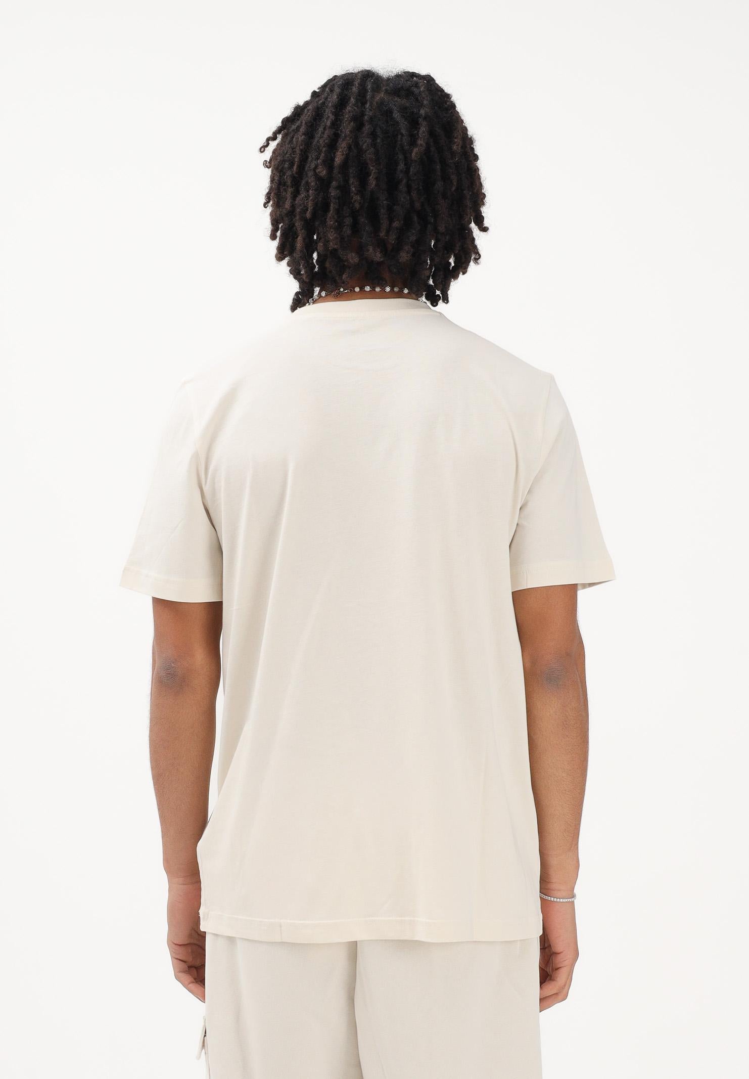 PUMA T-shirt a manica corta Ess Small No. 1 Logo panna da uomo 682535 87 PUMA 