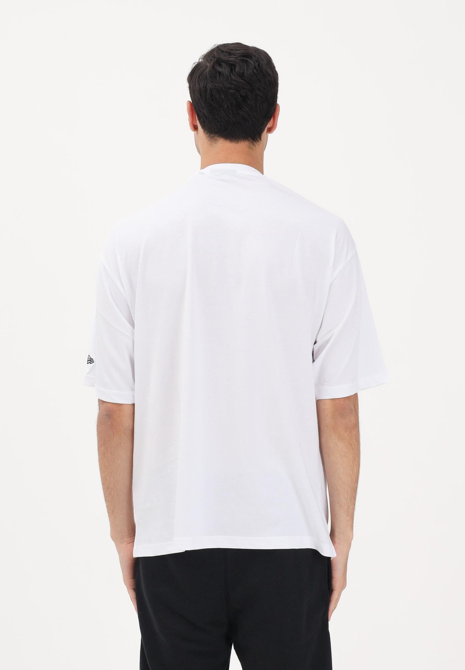 NEW ERA T-shirt a manica corta bianca per uomo e donna con logo 60675748 . NEW ERA 