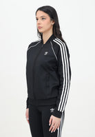ADIDAS ORIGINALS Felpa con zip Adicolor Classics SST nera da donna IK4034 . ADIDAS ORIGINALS 