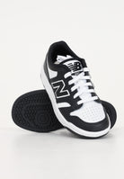 NEW BALANCE Sneakers 480 bianche e nere per bambino e bambina PSB480BW  NEW BALANCE 