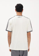 ADIDAS PERFORMANCE T-shirt a manica corta Mercedes - AMG Petronas Formula 1 Team Silver Arrows Icon panna e grigia da uomo KE8275 . ADIDAS PERFORMANCE 