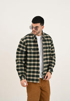 DICKIES Camicia a manica lunga JOHNSONVILLE verde da uomo DK0A87PWPIN1  DIckies 