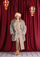 MAX MARA Pelliccia grigia da donna 2526456012600 001 MAX MARA 