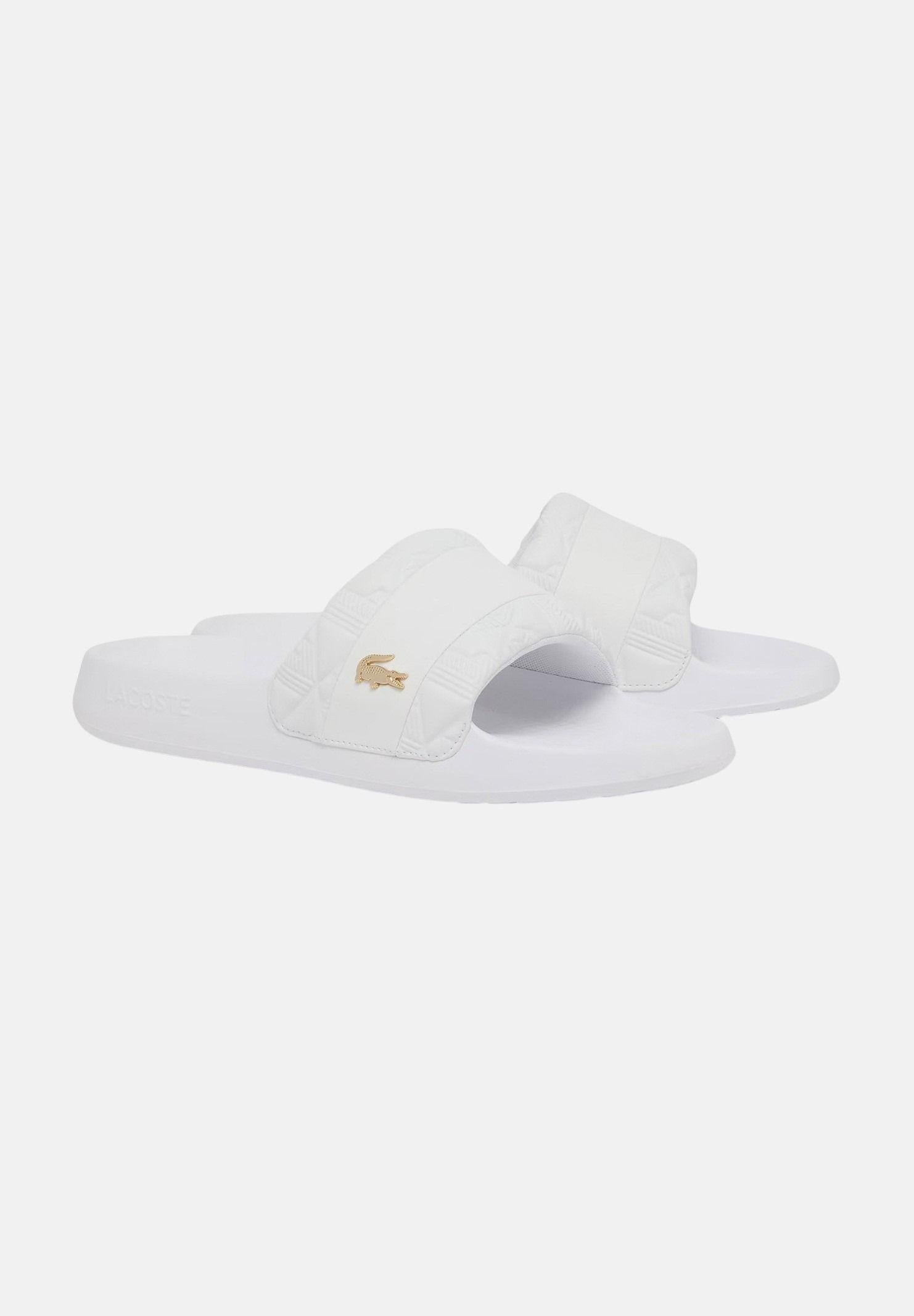LACOSTE Ciabatte Serve Slide Hybrid bianche da uomo E03862 21G LACOSTE 