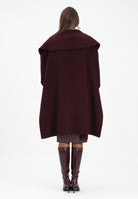 ELISABETTA FRANCHI Mantella bordeaux da donna con cintura CP67D56E2 EA4 ELISABETTA FRANCHI 