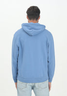 CALVIN KLEIN JEANS Felpa con cappuccio blu indaco da uomo con stemma logo LV04RC274G6PU  CALVIN KLEIN JEANS 