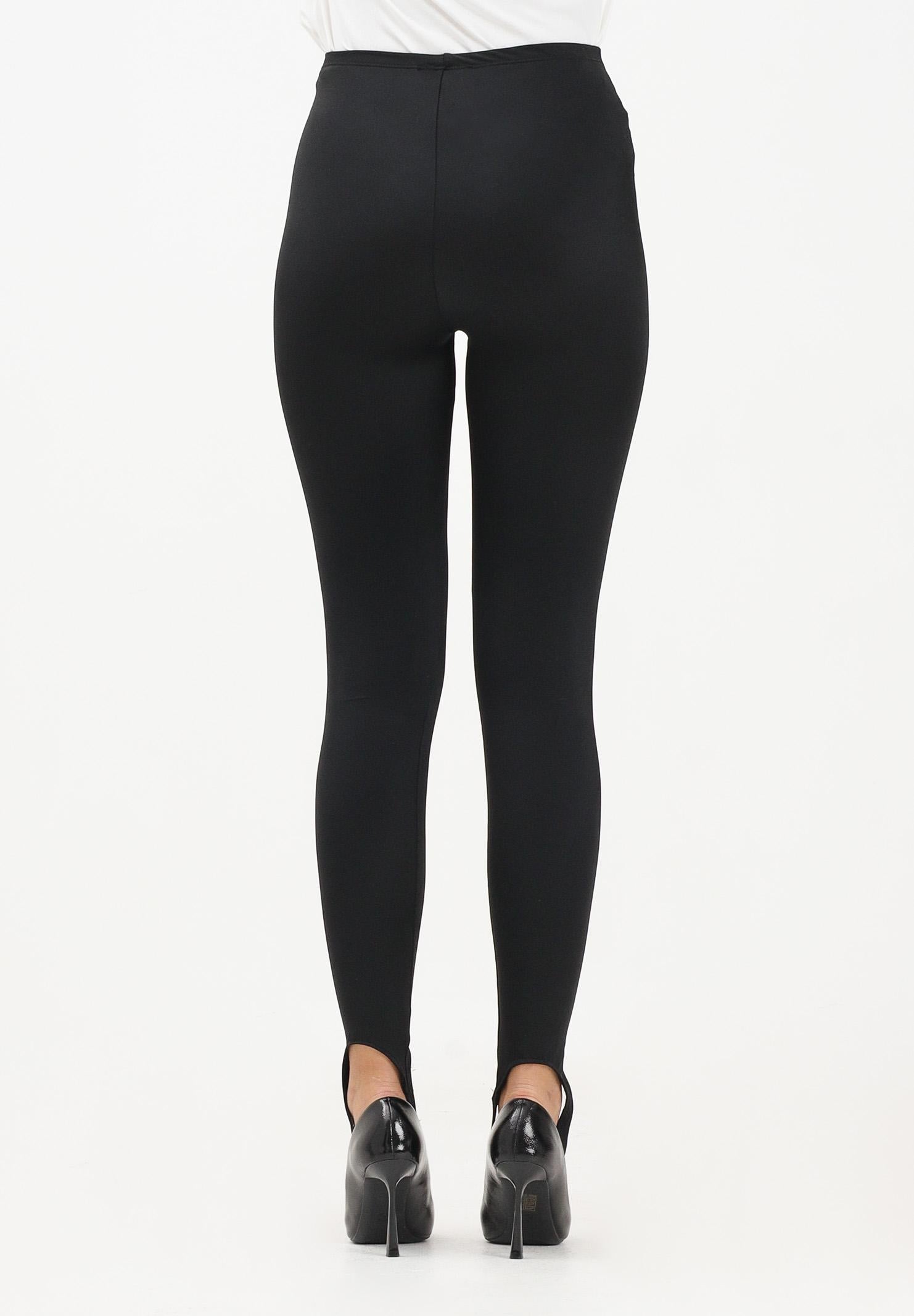 VICOLO Leggings nero da donna con staffa alla caviglia UF0119 NE VICOLO 