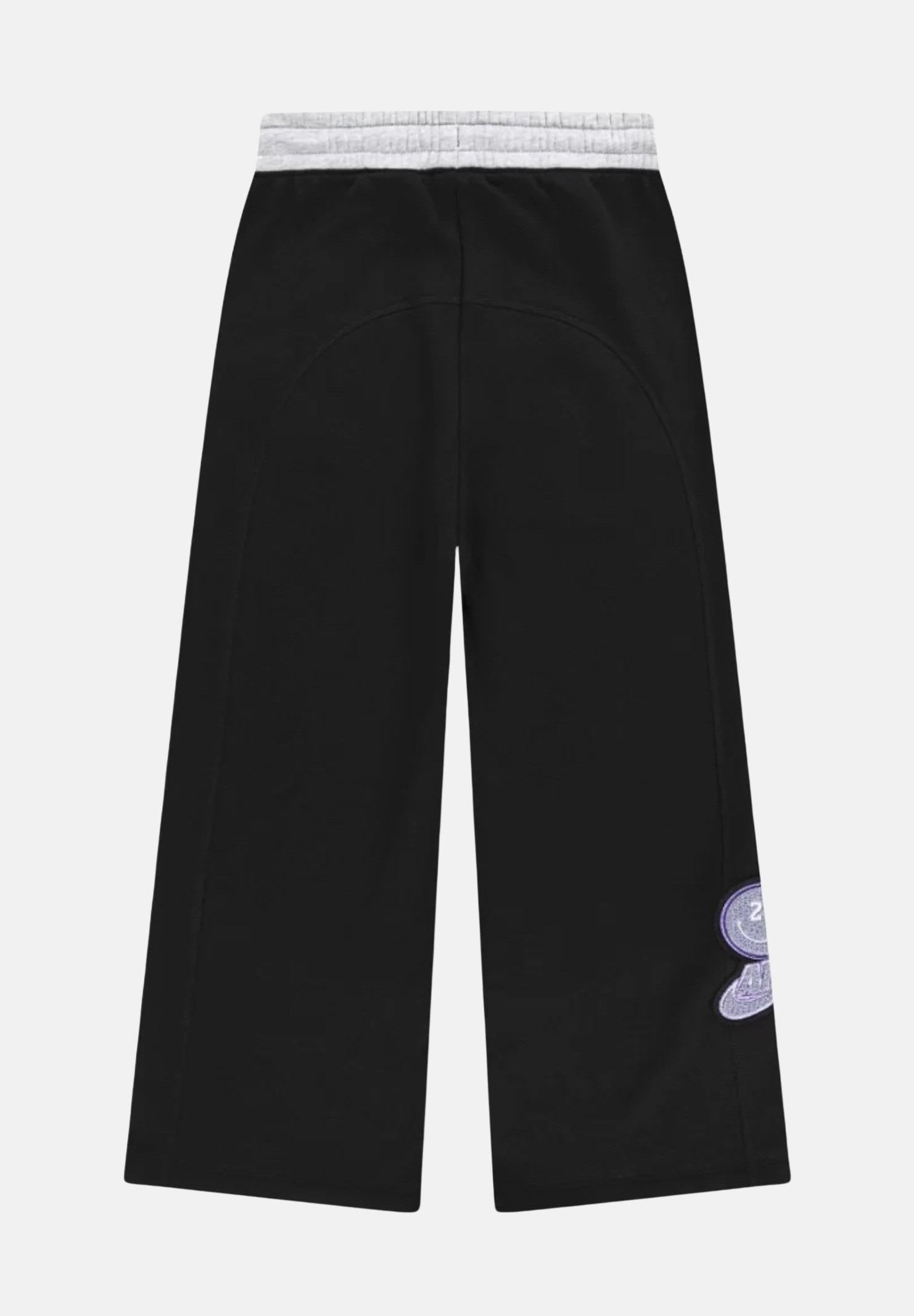 JORDAN Pantalone sportivo nero da bambina con patch 45F194 023 JORDAN 