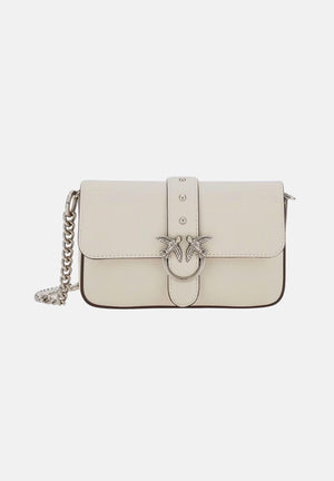 PINKO Borsa a tracolla Baby Love Bag One Slouchy panna da donna 105353A0QO Z14O PINKO 