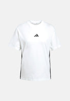 ADIDAS PERFORMANCE T-shirt a manica corta Essentials 3-Stripes Cotton bianca da donna JD0844 . ADIDAS PERFORMANCE 