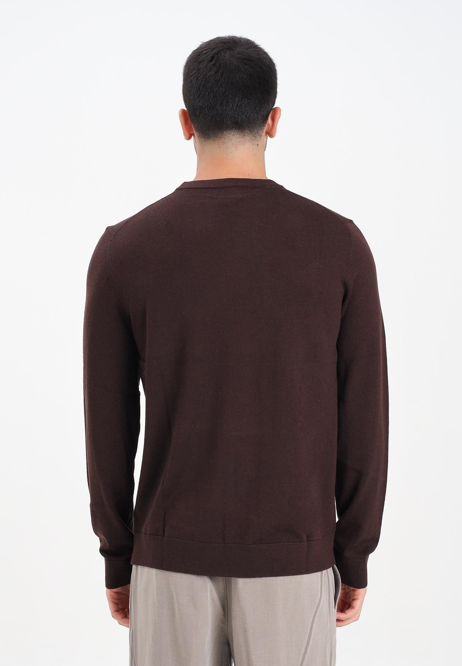 SELECTED HOMME Maglioncino girocollo marrone da uomo 16094647 Demitasse SELECTED HOMME 