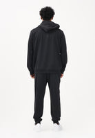 ADIDAS PERFORMANCE Tuta Big Logo French Terry nera da uomo JX5551 . ADIDAS PERFORMANCE 