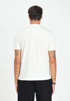 EA7 T-shirt a manica corta panna da uomo con stampa logo 7M000898AF10375 M1166 EA7 