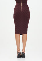 ELISABETTA FRANCHI Gonna midi in maglia bordeaux da donna GK20B56E2 EA4 ELISABETTA FRANCHI 