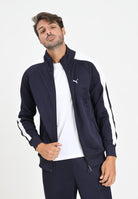 PUMA Felpa con zip T7 ALWAYS ON blu da uomo 629587 16 PUMA 