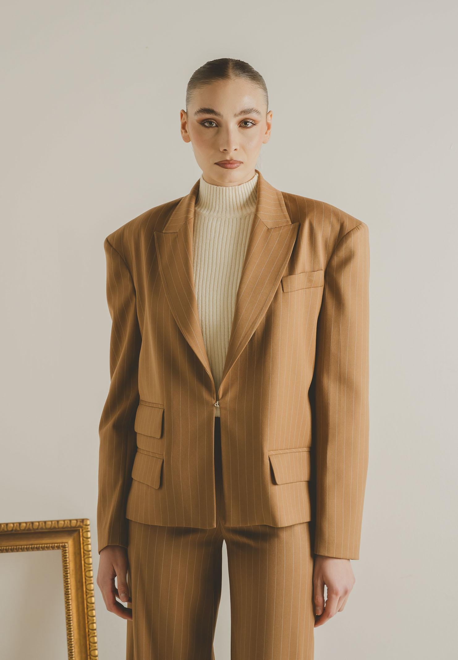 SANTAS Giacca OMBRE miele da donna PV2619 MI SANTAS 