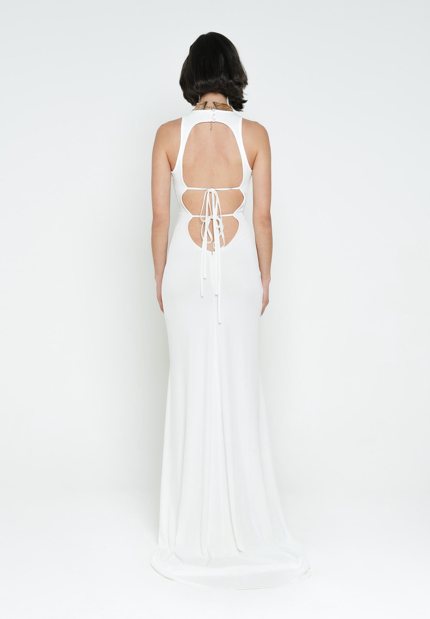 SANTAS Abito lungo BON BON bianco da donna PV25010 BIANCO SANTAS 