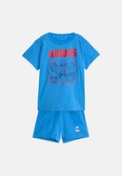 ADIDAS PERFORMANCE Completino Marvel Avengers azzurro da neonato JZ3552 . ADIDAS PERFORMANCE 