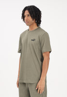 PUMA T-shirt a manica corta Ess Small No. 1 Logo verde militare da uomo 682535 81 PUMA 