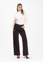 VICOLO Jeans Mia bordeaux da donna DF5109 FU38 VICOLO 