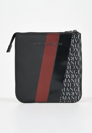 ARMANI EXCHANGE Borsello nero da uomo con motivo color block e logo XM000164AF11935 MC257 ARMANI EXCHANGE 