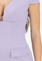 ELISABETTA FRANCHI Abito corto lilla da donna AB92661E2 EV7 ELISABETTA FRANCHI 