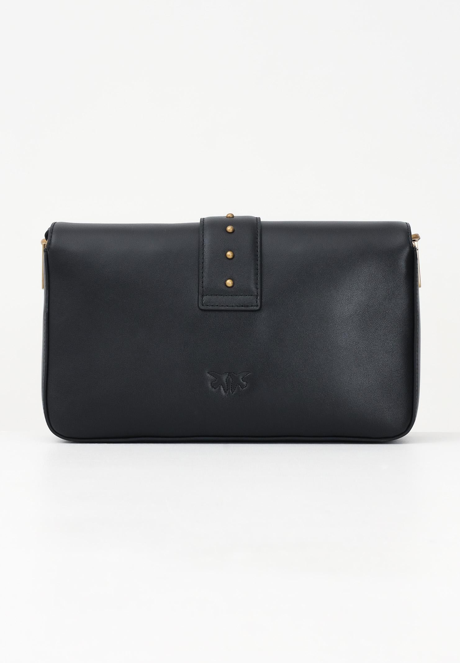 PINKO Borsa a tracolla Love Bag Slouchy nera da donna