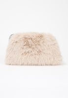 PINKO Maxi Clutch in eco pelliccia beige da donna 105909A2VZ C50Q PINKO 