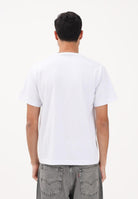 GCDS T-shirt a manica corta bianca per uomo e donna con stampa C1MWQC065J079 100A GCDS 
